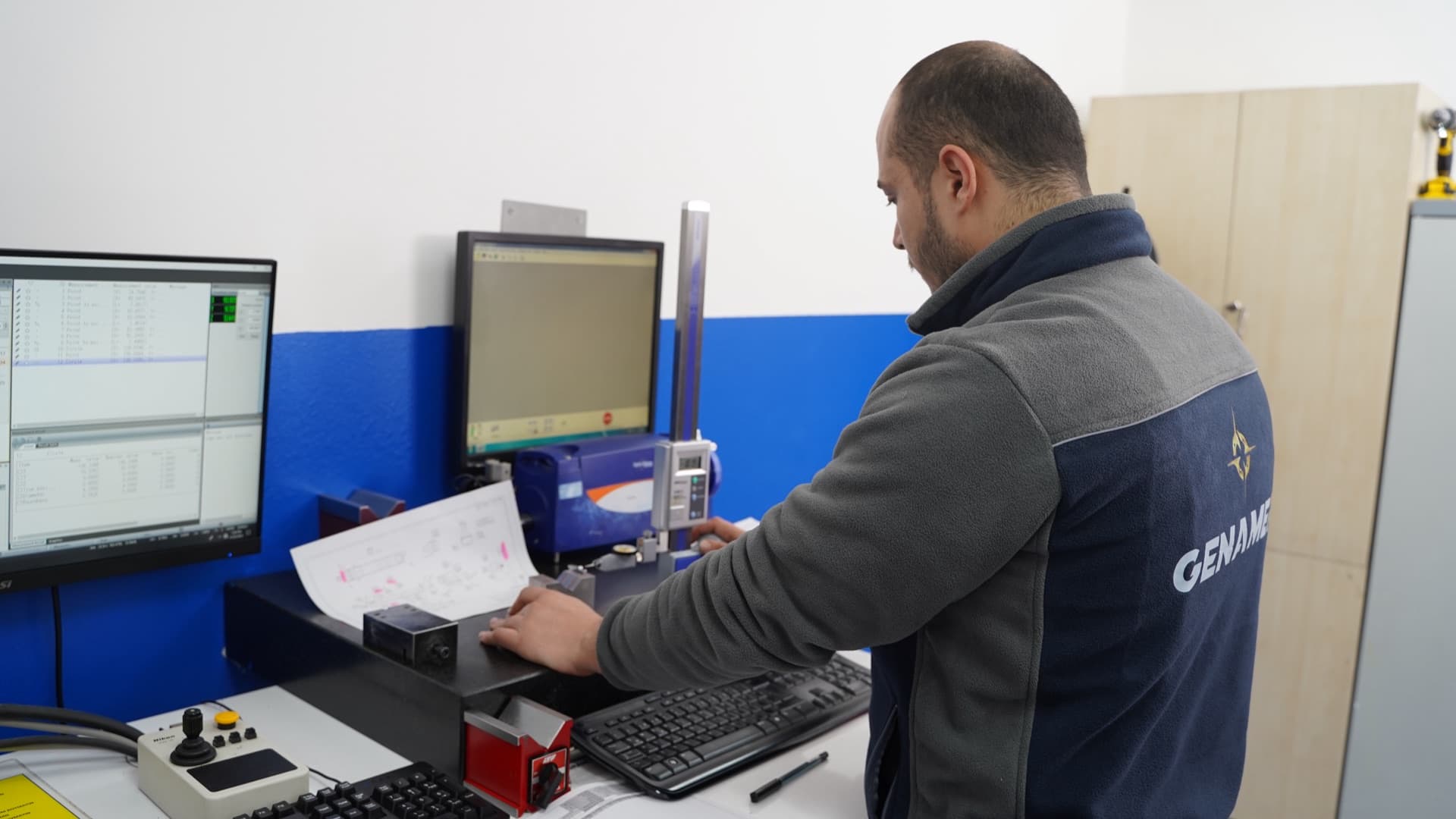 CNC video ölçüm sisteminde ölçüsel kontrol